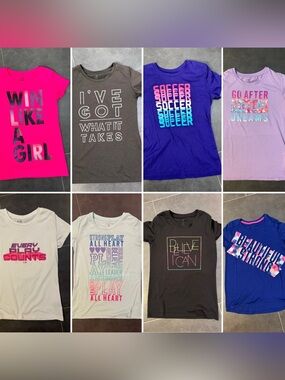C9 by Champion Duo-Dry Girls Athletic Inspirational Tee Lot